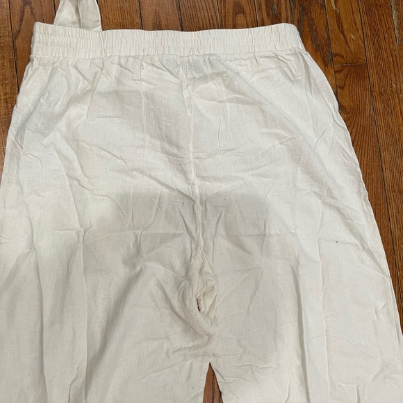 Ambiance Apparel Off-White Casual Pants - Picture 4 of 11